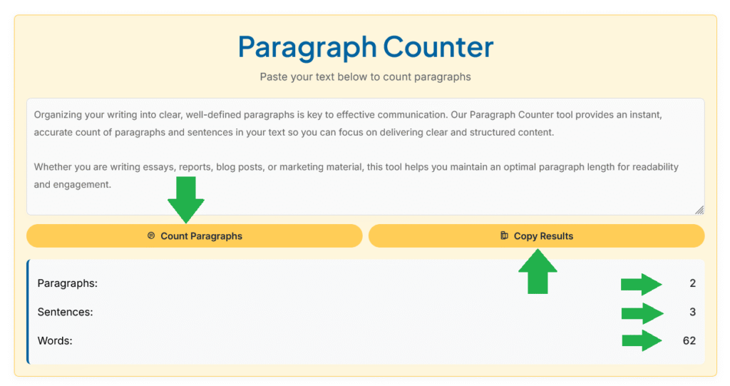 Paragraph Counter